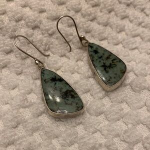 Charles Albert African Turquoise Drop Earrings